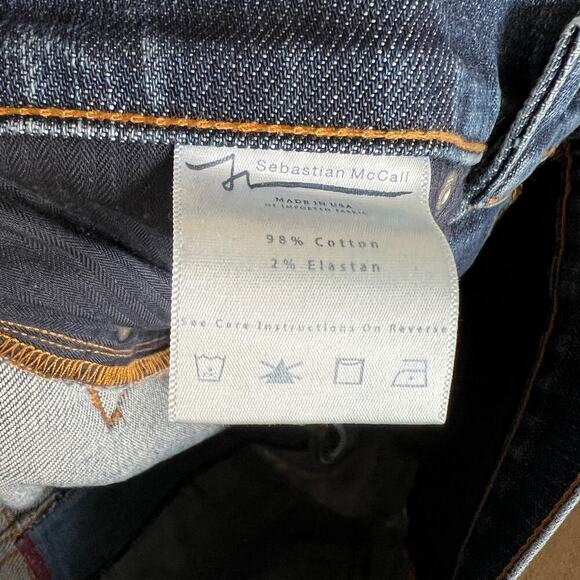 Sebastian McCall Trashed Jeans Women's 30 Straight Leg Shorts Mid Rise Unique - Picture 7 of 8